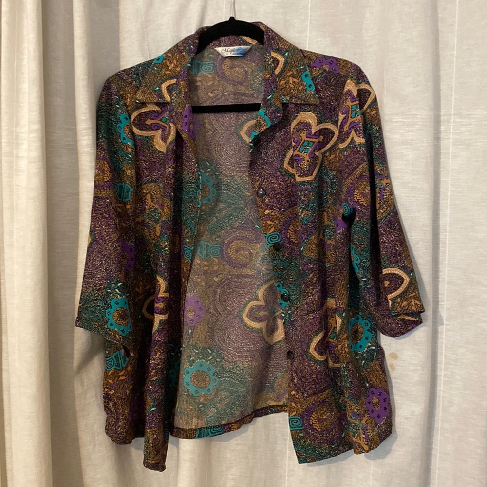 Vintage Button Up Top